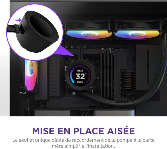 Detalle de NZXT Kraken Elite 240 RGB AIO 240 mm