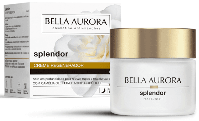 Detalle de Bella Aurora Splendor 10 Crema Regeneradora Noche 50 ml