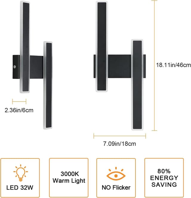 Thumbnail 4 de comely Aplique Interior LED 32W Blanco Cálido 🌟