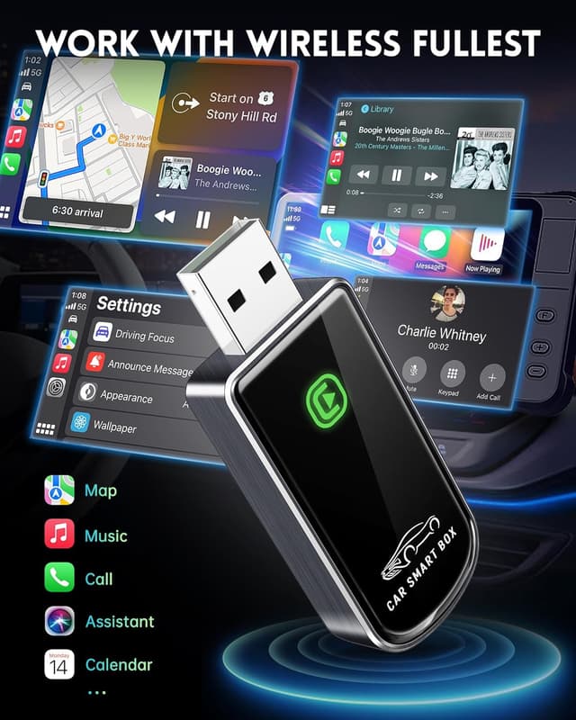 Thumbnail 4 de Amzfeel Wireless CarPlay Adapter 2015+