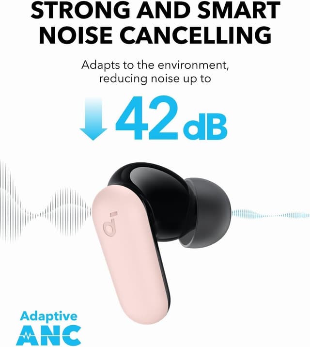 Detalle de Soundcore P30i 45H Noise Cancelling Earbuds