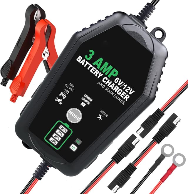 Imagen de HTRC 3A Car Battery Charger 6V/12V ⚡ en OfertitasTOP