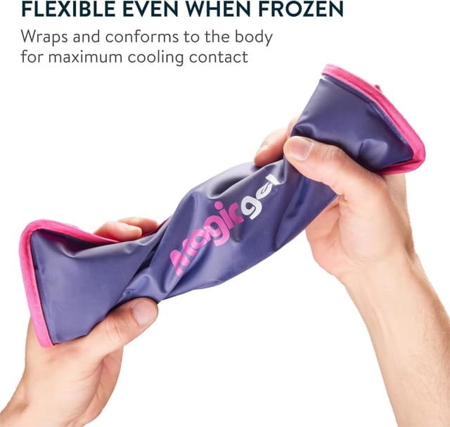 Detalle de Magic Gel 30 x 20 cm – Poche de froid réutilisable pour genou & cheville