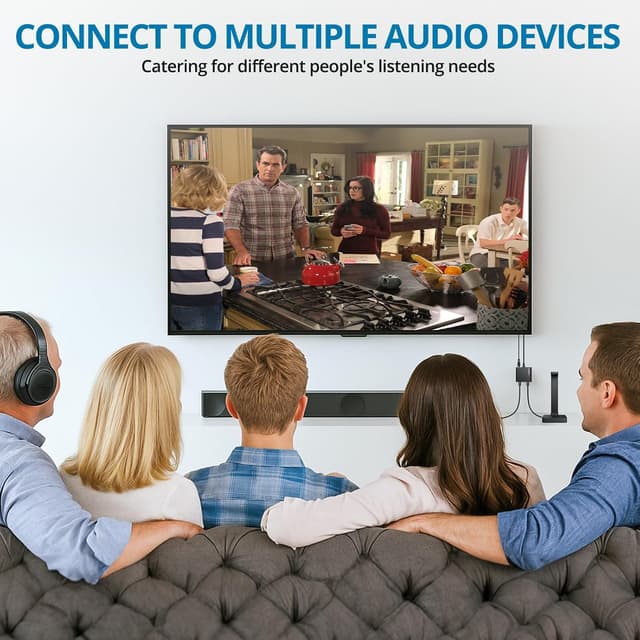 Thumbnail 5 de AUTOUTLET 3-Way Toslink Optical Audio Splitter 1m