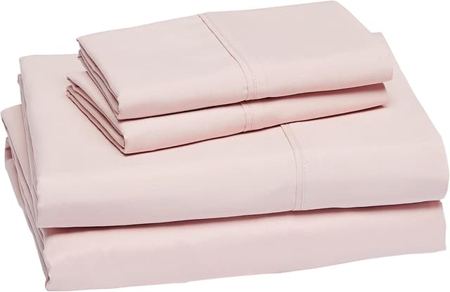 Detalle 2 de Amazon Basics microfiber sheet set, Queen