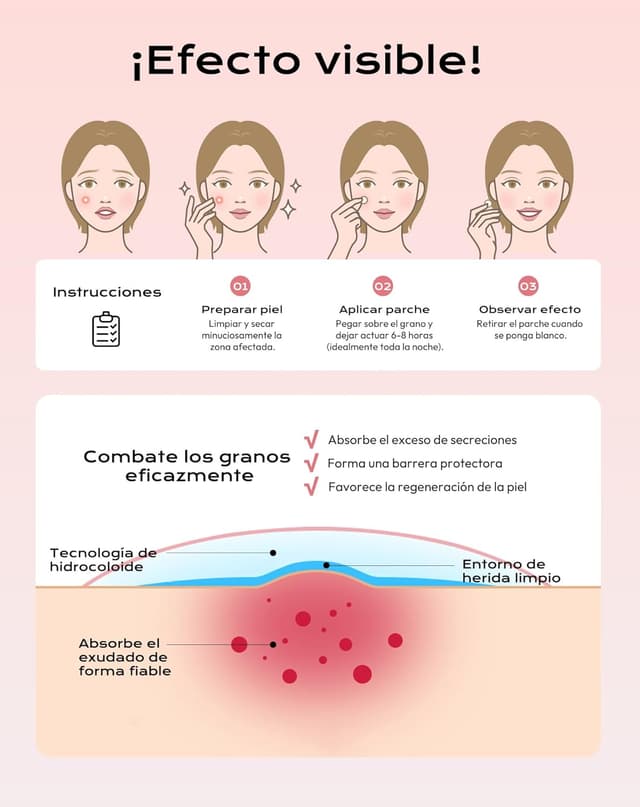 Detalle 2 de Parches Granos Invisibles 360 unidades