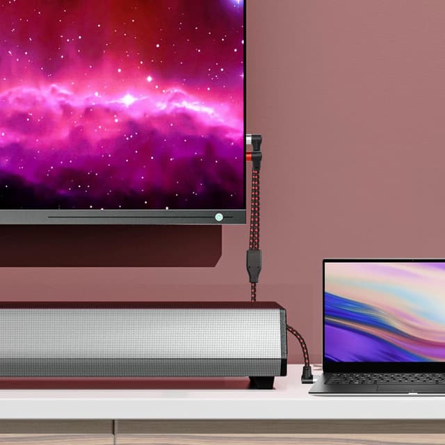 Detalle 1 de RIIEYOCA 3.5mm to RCA Right‑Angle Cable