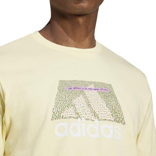 Thumbnail 4 de adidas Hombre Codes BOS Graphic Tee 🌟 Casi Amarillo, L