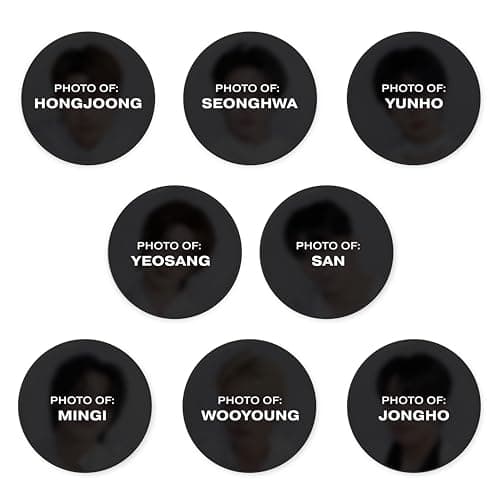 Imagen de ATEEZ Official Tour Merch Pin Button Set 🎫 en OfertitasTOP