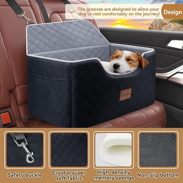 Thumbnail 2 de Persure Dog Car Seat Large memory foam travel bed
