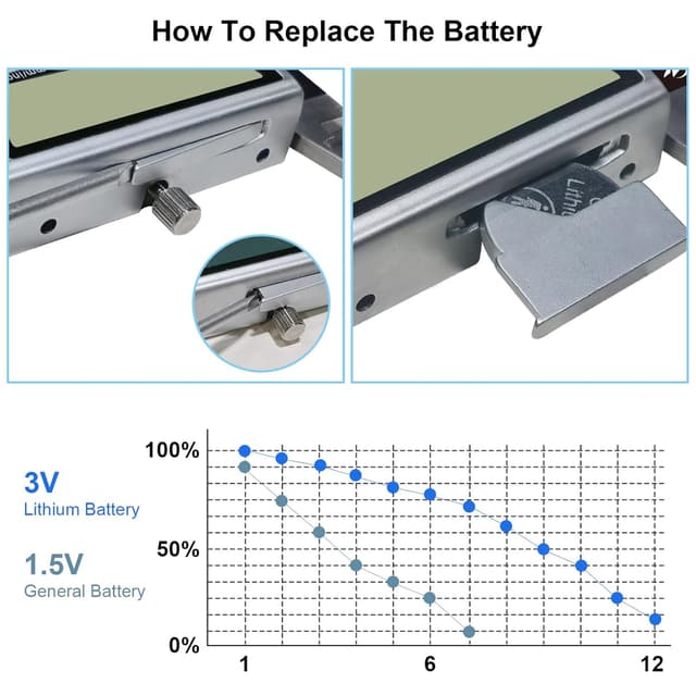 Thumbnail 4 de KETOTEK Calibro digitale 150 mm per misure di precisione 📏