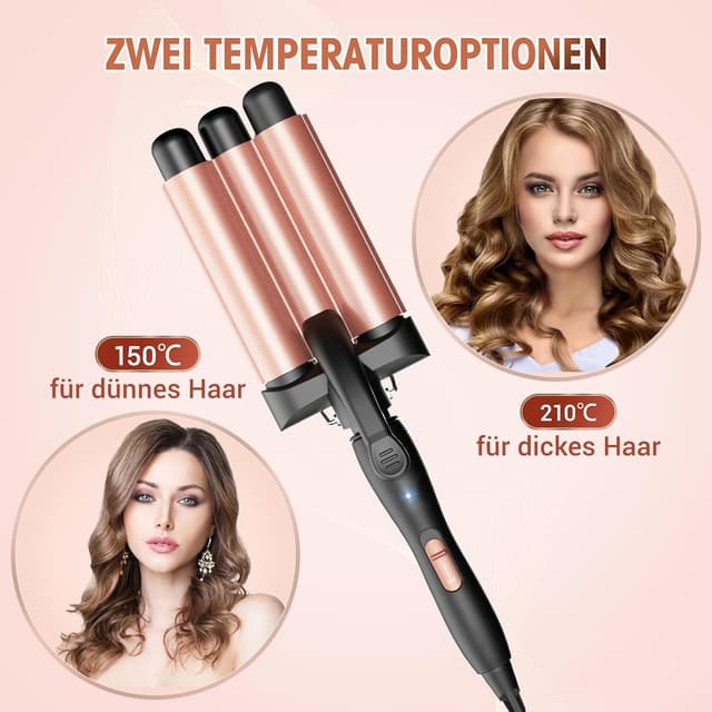 Thumbnail 4 de Lockenstab 3 Fässer Beach Waves 30s Aufheizung