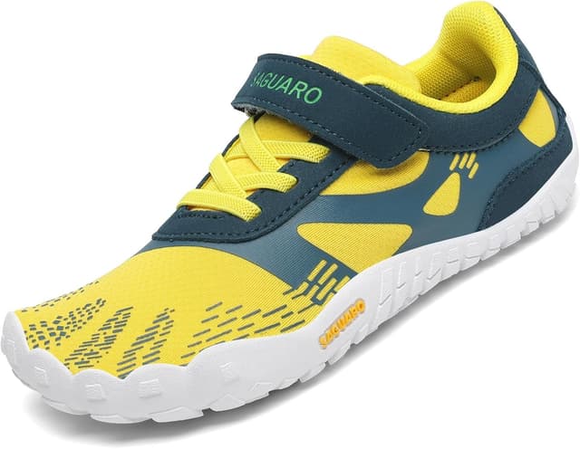 Detalle de Saguaro Kindertrocken-Trendschuhe (Mädchen) – atmungsaktive Trailschuhe mit rutschfester Sohle