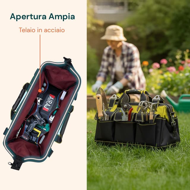 Thumbnail 5 de Daimann Borsa Porta Attrezzi 36x26x21 cm