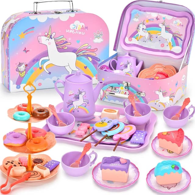 Detalle de Unicorn Tea Party Set 19 pcs