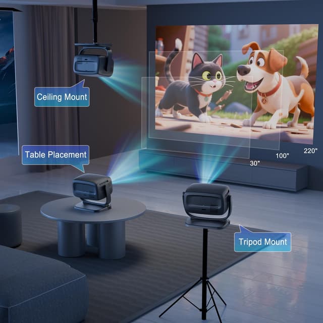 Detalle 1 de Weejector Proiettore 4K portatile