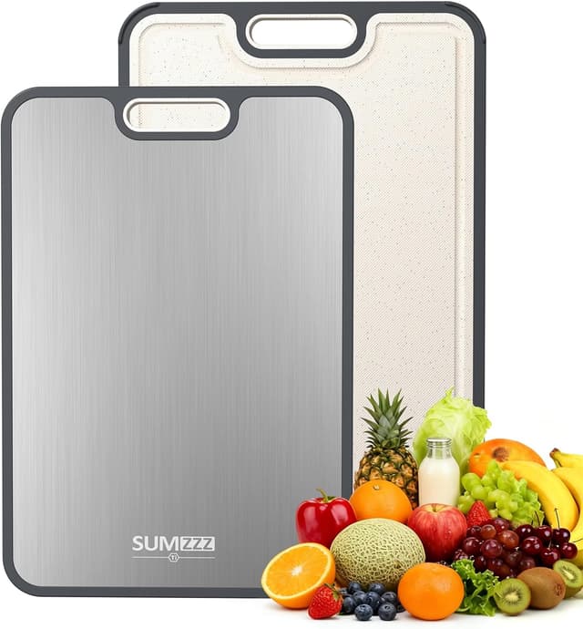 Imagen de Pure Titanium Cutting Board 15" x 10.3" 🍽 en OfertitasTOP