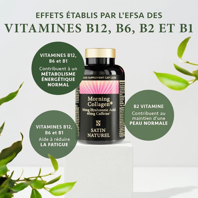 Detalle de Satin Naturel Collagène Marin avec Hyaluronate et Caféine ⚙