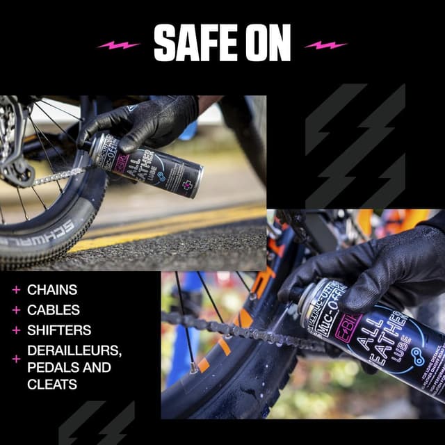 Detalle 2 de Muc-Off lubrifiant vélo électrique hydrofuge pour chaîne (250 ml)