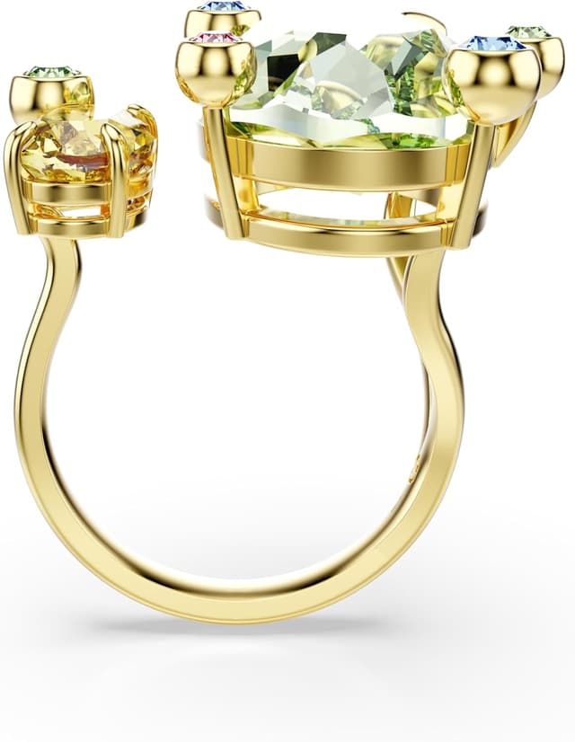 Detalle de Swarovski Anillo Verde y Amarillo