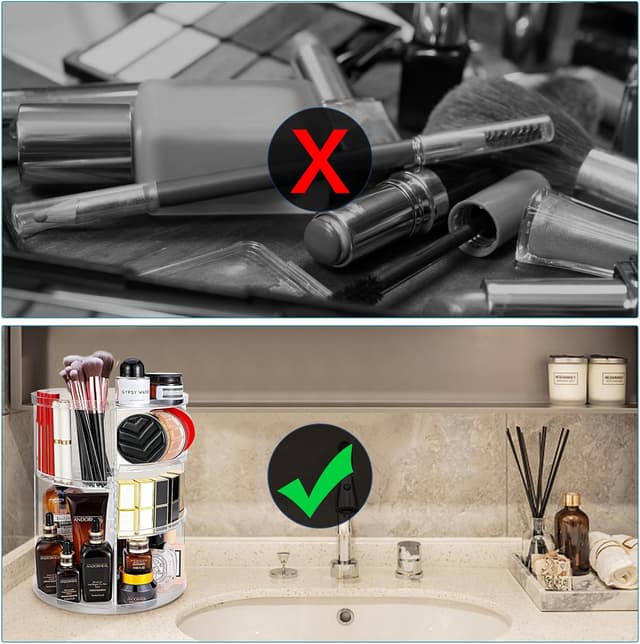 Detalle 2 de Make-up Kosmetik Organizer 7 Ebenen 360 Grad