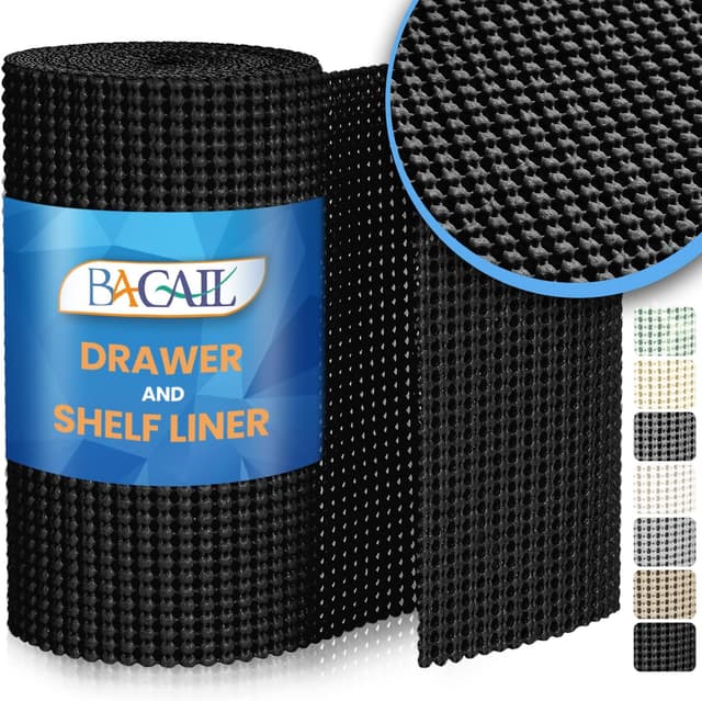 Imagen de BAGAIL Drawer and Shelf Liner 12in x 10ft en OfertitasTOP