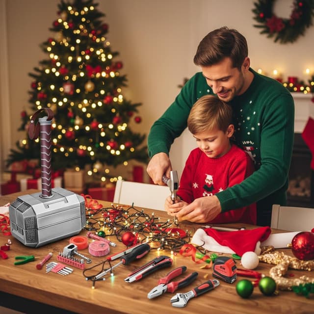 Thumbnail 4 de TOKKOT Boîte à outils avec marteau de Thor – pour bricolage 🛠