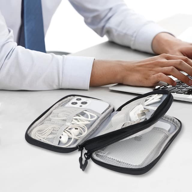 Detalle de Simpolor cable organiser bag double layer