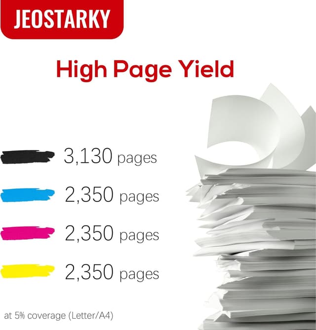 Thumbnail 4 de Jeostarky Compatible Canon 067H Toner Cartridge Set 4-pack 🖨