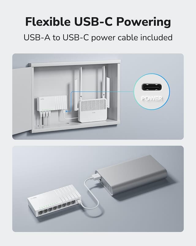 Detalle 1 de Cudy GS108U switch Gigabit 8 porte