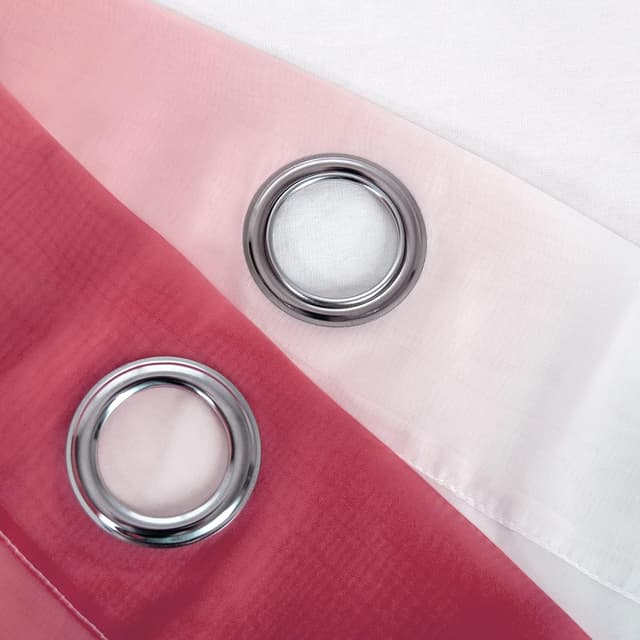 Thumbnail 6 de SIMPVALE Gardinen mit Ösen Farbverlauf – 2er-Set transparente Voile für Wohnzimmer & Kinderzimmer