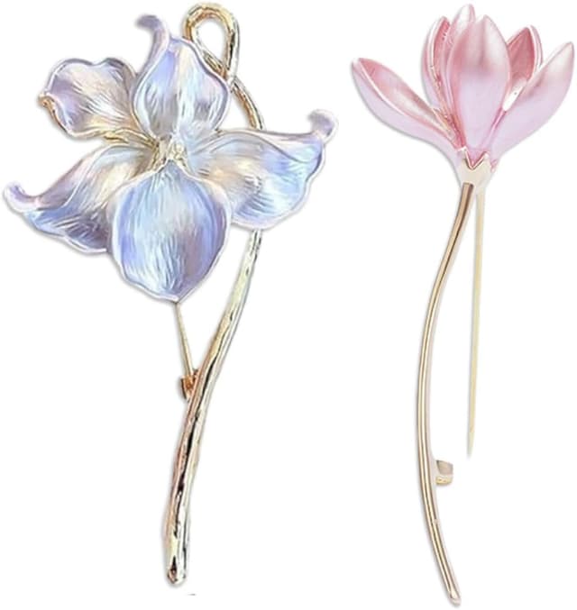 Imagen de Frauen Lotus-Seerose Brosche 2er Set en OfertitasTOP