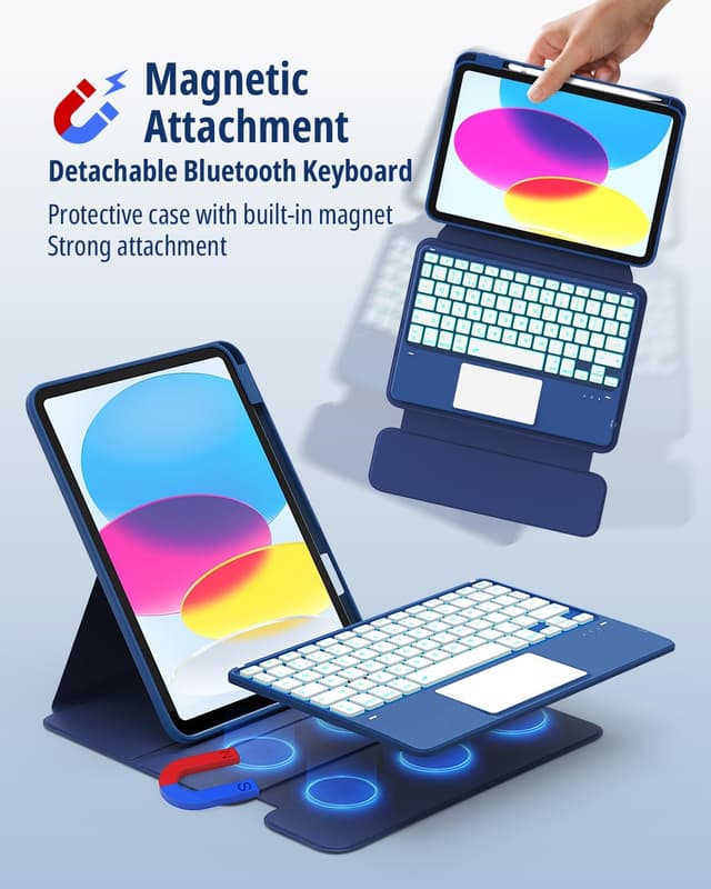 Thumbnail 6 de CACOE iPad-Tastaturhülle A16 mit 7 Farben