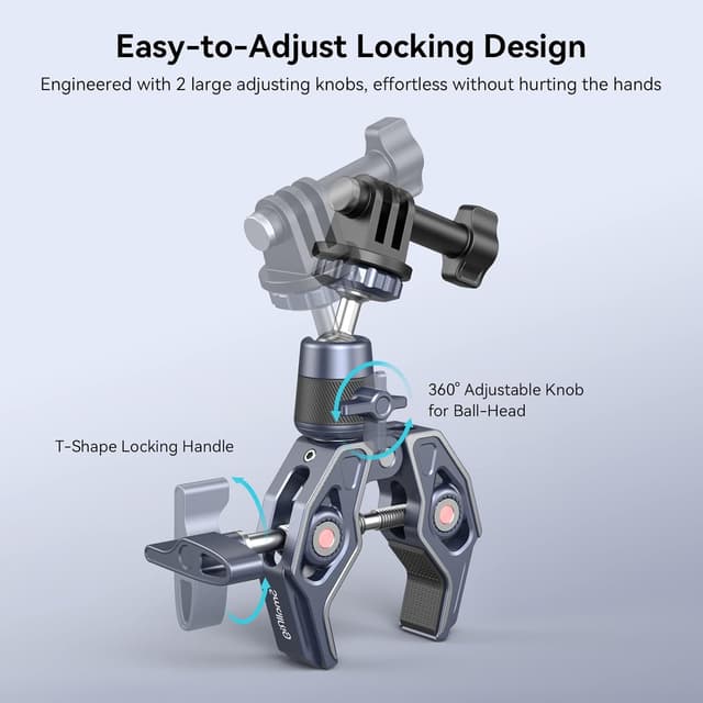 Thumbnail 6 de SmallRig Super Clamp with Ballhead (4102) – camera mount clamp with quick release adapter