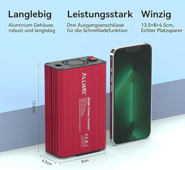 Thumbnail 4 de ALLWEI 300W Wechselrichter đ