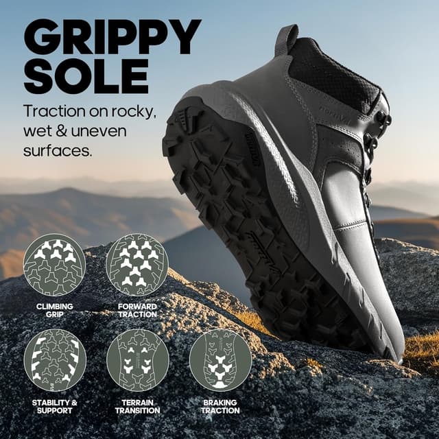 Thumbnail 5 de NORTIV 8 Men's Waterproof Hiking Boots