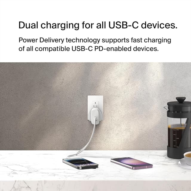 Thumbnail 2 de Belkin BoostCharge 60W dual USB-C charger