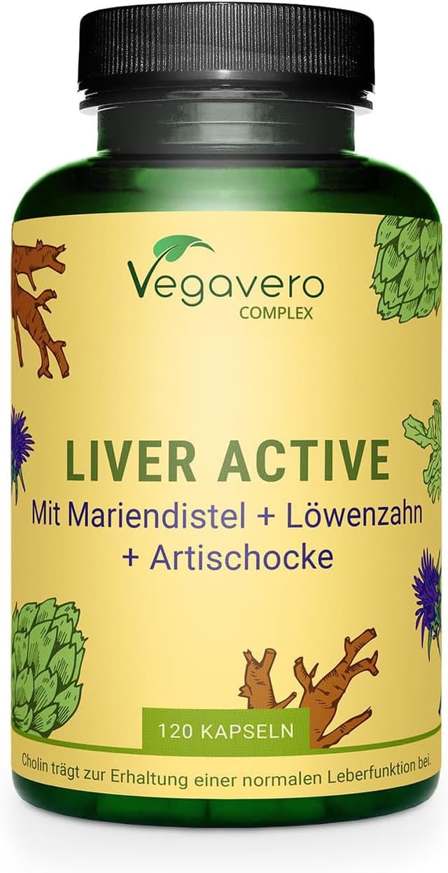 Detalle de Vegavero Leber Komplex 120 Kapseln