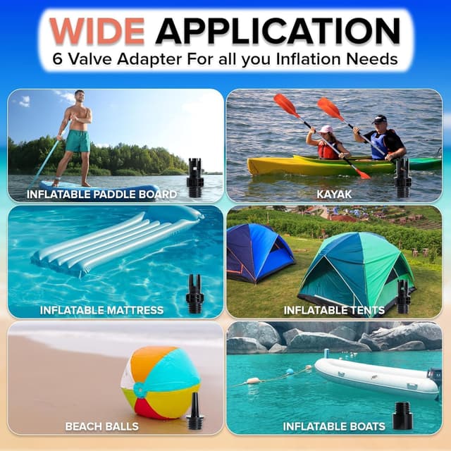 Detalle de TONSIM Electric SUP Pump 20 PSI 15000mAh