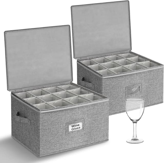 Detalle de punemi Wine Glass Storage Box ⚖