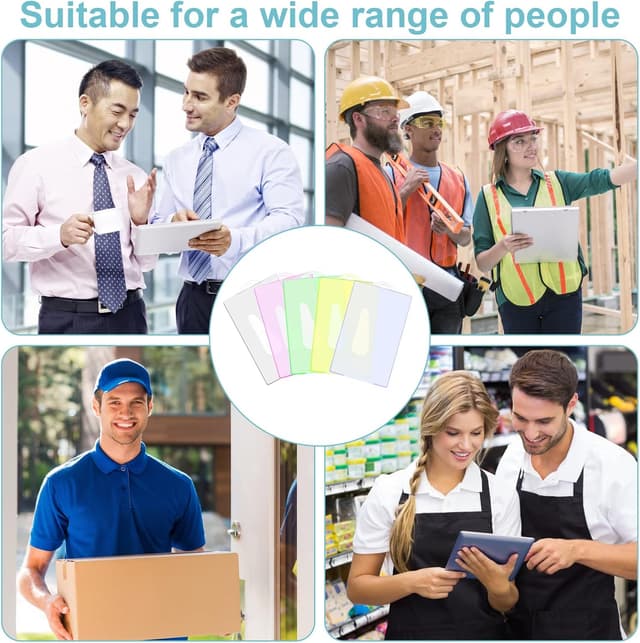 Thumbnail 6 de Vicloon ID Badge Holder 5 unidades 8,5x5,5 cm 🎫