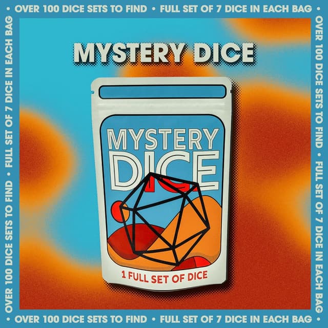 Detalle de 1985 Games Mystery Dice Set of 7 Polyhedral Dice (Mystery Pack of 1)