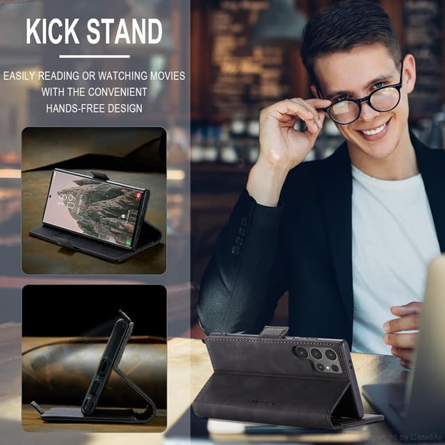 Thumbnail 6 de Monweicz S24 Ultra Hülle Premium Leder