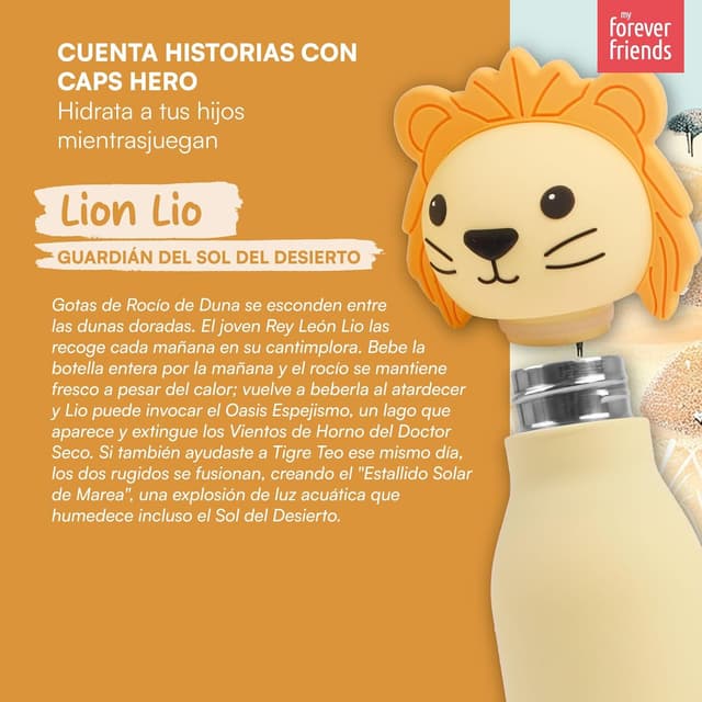 Thumbnail 3 de CapsHero León Lio Botella infantil 520ml
