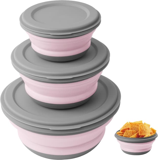 Imagen de Flintronic collapsible camping bowl set en OfertitasTOP