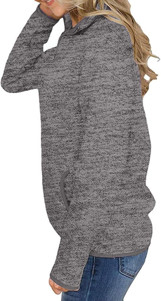 Detalle de iWoo 1/4 zip stand collar sweatshirt