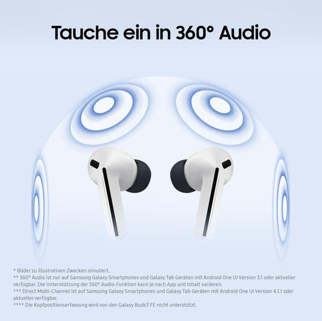 Thumbnail 4 de Samsung Galaxy Buds3 FE 360 Audio