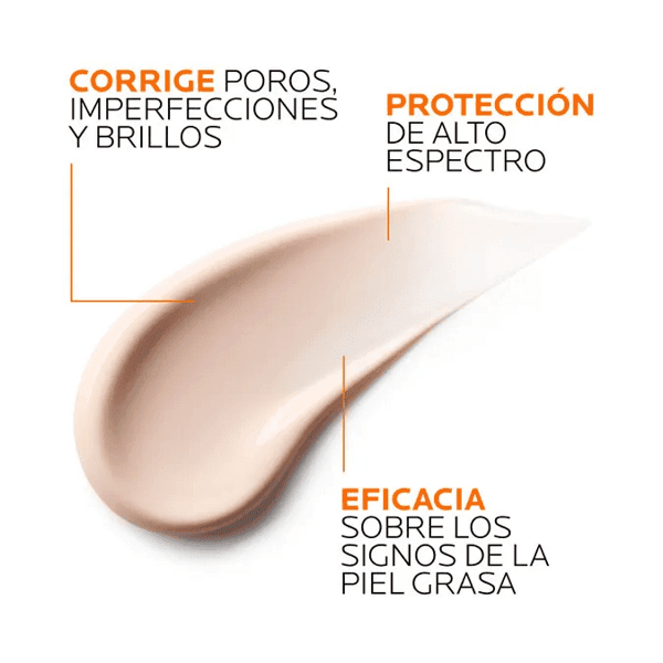 Detalle 2 de La Roche Posay Anthelios Oil Correct SPF50+ 2x50 ml