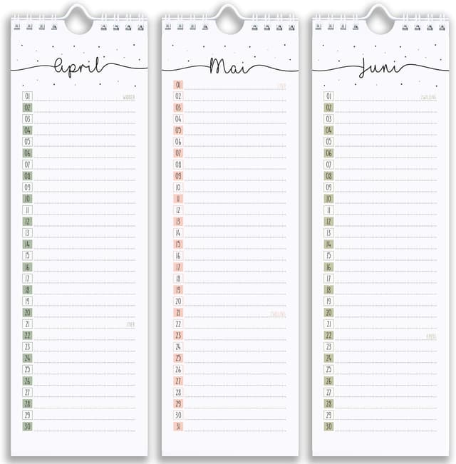 Thumbnail 2 de Geburtstagskalender 10,5 x 29,7 cm zum Selbstgestalten