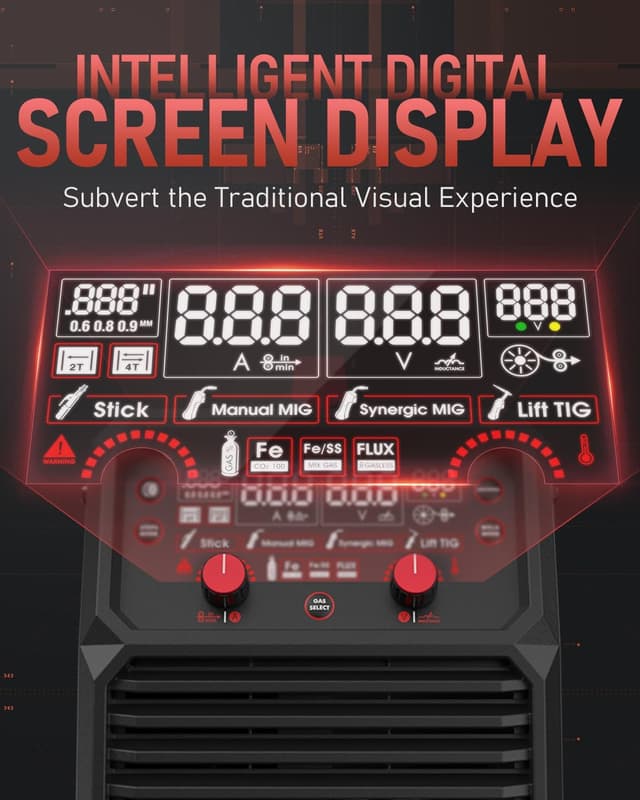 Thumbnail 2 de YESWELDER MIG-165DS PRO 165A Welder